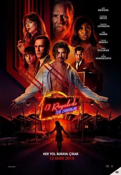 El Royale&#8217;de Zor Zamanlar  <br>  Jeff Bridges&#8217;in rahip rolnde yer ald, Chris Hemsworth, Jon Hamm, Dakota Johnson, Cailee Spaeny, Cynthia Erivo&#8217;nun oyuncu kadrosunda yer ald Drew Goddard&#8217;n ynetmen koltuunda oturduu bir filmde neler olabilir? lk ii olan senaristlii de kimseye brakmayan ynetmen Nevada-California snrndaki El Royale Oteli'nde bir araya gelen 7 yabancnn srlarla ve gerilimle dolu macerasn beyazperdeye yanstyor.
