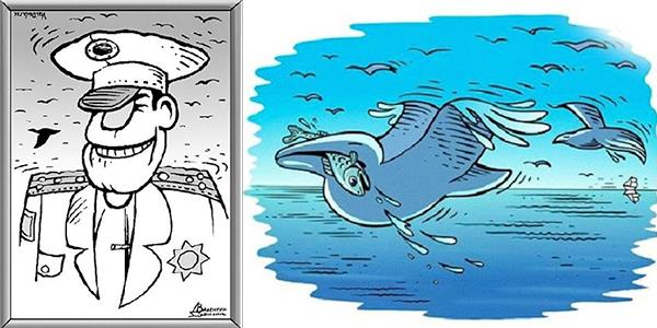 Karikatrist Valentin Dubinin'in bu almalarna bakanlarn sadece yzde 1'i ilk bakta izimlerdeki ikinci figr fark edebiliyor. te sosyal medyada ska paylalan o resimler...