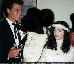 nl aktr Johnny Depp henz 20 yandayken Lorie Allison ile evlendi. Ama bu evlilik ksa srd