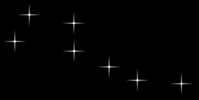 Yldzlar parlyormu gibi grnyor.