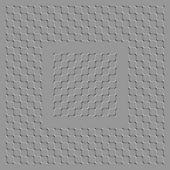 Resmi yukar aa kaydrdnzda kareler hareket ediyor.