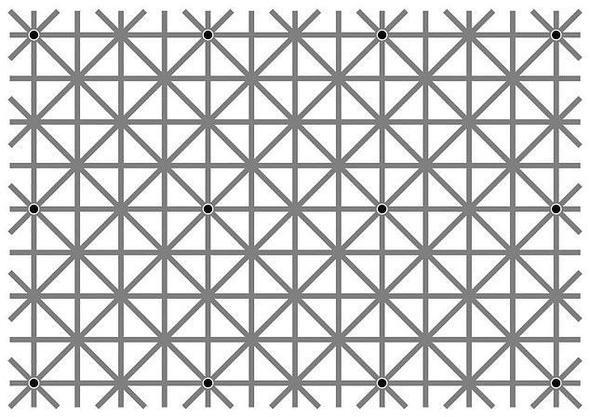 Bu karede ka adet nokta gryorsunuz? Ceevabnz 12 ise hesabnz doru.Ancak bu karedeki 12 noktay tek seferde grmeniz imkansz.