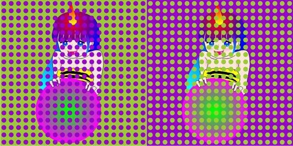 Soldaki kzn teni pembeye yakn sadakinin sarya yakn grnse de ikisinin de renkleri ayn.