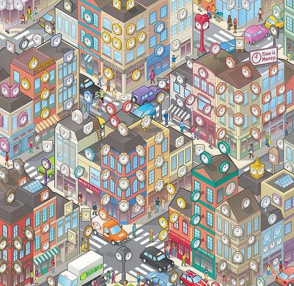 Bu saatlerden biri farkl� bir zaman� i�aret ediyor. Bu bulmacan�n yarat�c�s� �u ana kadar en h�zl� 23 saniyede ��z�ld���n� ifade ediyor. Peki siz daha h�zl� bulabilecek misiniz?