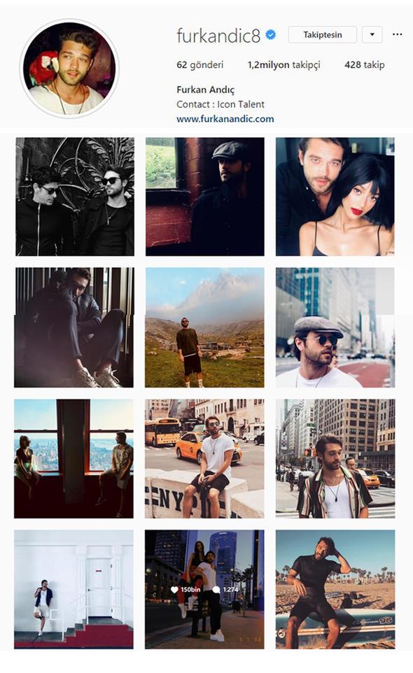 Furkan And ise fotoraflar silmeye kyamad&#8230; Oyuncu, Dilan iek Deniz&#8217;i takip etmeye de devam ediyor.