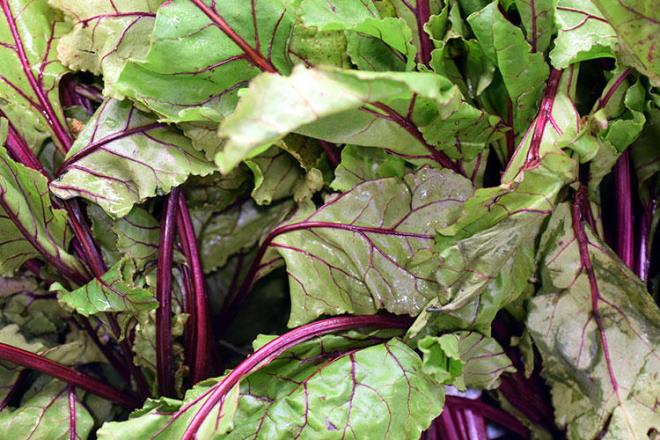 Pancar yapraklar    <br>Pancarn genelde kkn yeriz ama yapraklar da A, C ve K vitamini deposudur. Tpk spanak ya da paz gibi piirebilirsiniz. Hafif tatl lezzetini ve pembemsi rengini ok seveceksiniz.