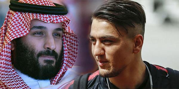 Cengiz nder'in formasn giydii Roma Kulb iin, Suudi Arabistan veliaht prensi Mohammed bin Salman'n satn alma teklifi akland.