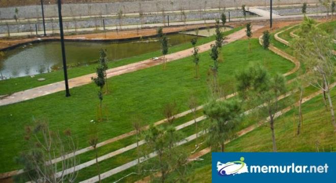 Toplam 5,5 kilometre uzunluunda 4 etaptan oluan Kayaehir Millet Bahesi'nin 350 bin metrekarelik ilk etab yarn alacak.