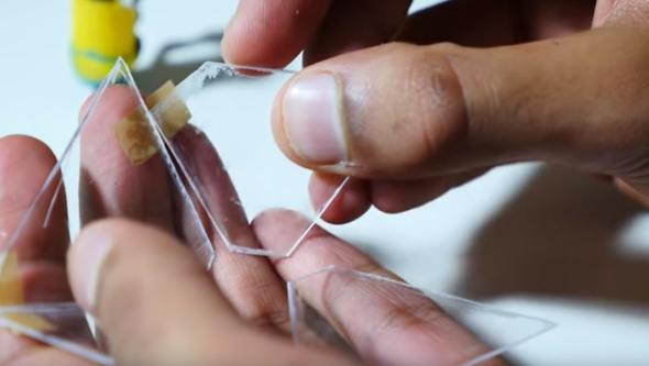 te biraz uratktan sonra CD kabndan geriye kalanlar...