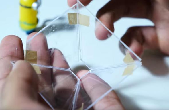 Mmknse bantlama ilemini effaf bantla yapn.