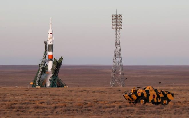 Kapsln frlatlma an, Rusya Federal Uzay Ajansnn (ROSCOSMOS) internet sitesinden canl yaynla verildi.