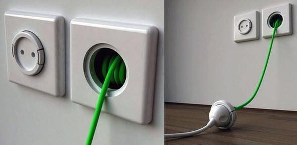 Yaratc bir zm daha... Uzayan priz!