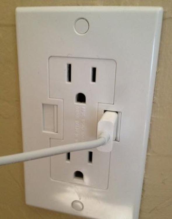 USB girileri de bulunan prizler...