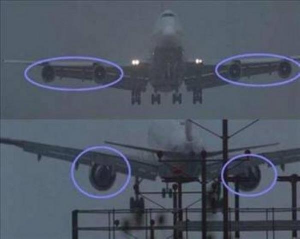 Olaan pheliler &#8211; Uan motorlarnn yok olmas...Polis arabasnn soyulduu sahnenin hemen ncesinde drt motorlu bir Boeing 747&#8217;nin ini yaptn gryoruz ancak uan arkadan ekildii sahnede ise bir anda iki motorun kaybolduunu grebilirsiniz. Muhtemelen bu sahnedeki bir Boeing 767&#8217;ydi.