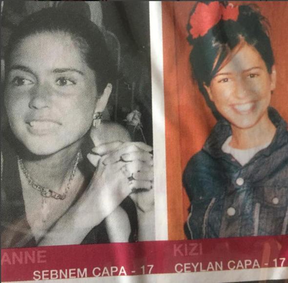 Anne apa, fotorafn altna "kimizde 17 benziyor muymuuz?" notunu dt.