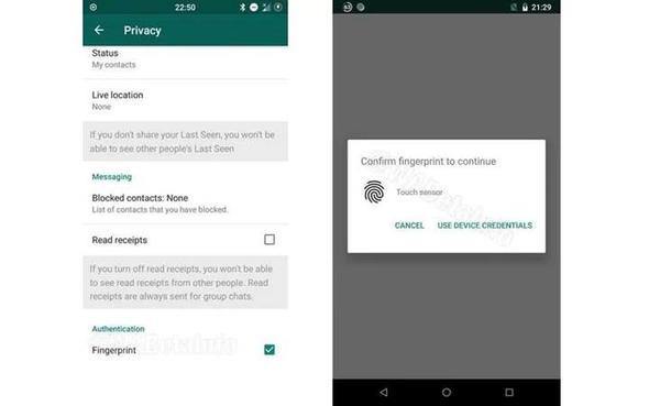 WhatsApp'a parmak izi gvenlii geliyor. Artk parmak izini vermeyen WhatsApp'a giremeyecek! Ayarn da buradan yapacaksnz.