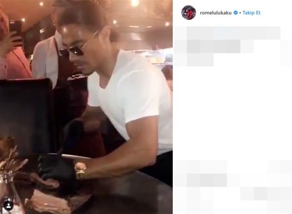 nl Trk et ustas Nusret Gke, Manchester Unitedl yldzlar Martial, Lukaku ve Pereira'y arlarken, grsel ov yapt.