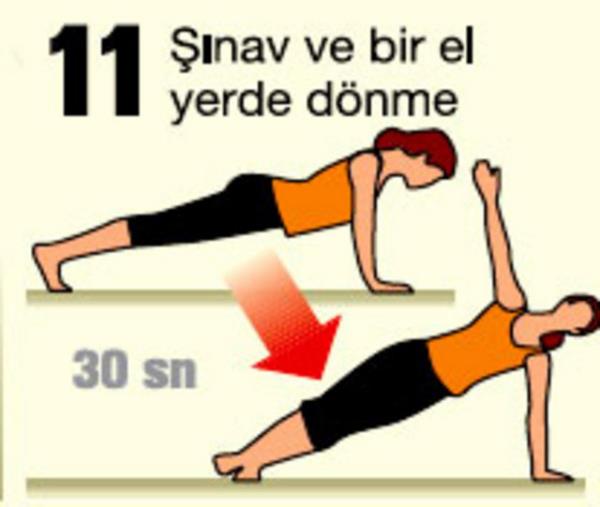 Bu 7 dakikal�k egzersiz uzun s�reli bir ko�u ya da a��rl�k kald�rmak kadar sa�l�kl�!