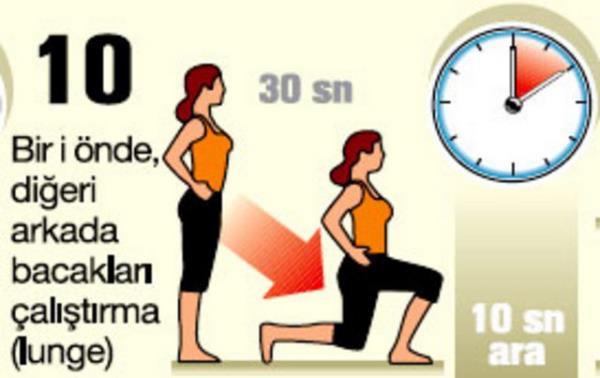 Bu 7 dakikal�k egzersiz uzun s�reli bir ko�u ya da a��rl�k kald�rmak kadar sa�l�kl�!