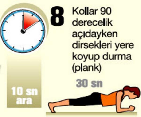 Bu 7 dakikal�k egzersiz uzun s�reli bir ko�u ya da a��rl�k kald�rmak kadar sa�l�kl�!