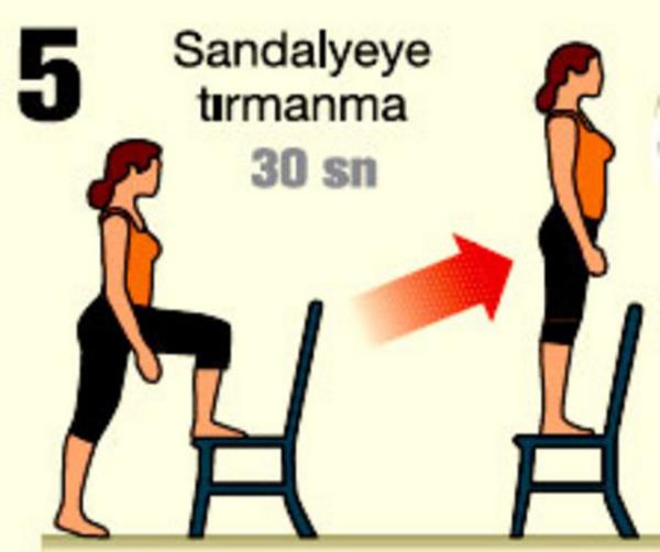 Bu 7 dakikal�k egzersiz uzun s�reli bir ko�u ya da a��rl�k kald�rmak kadar sa�l�kl�!