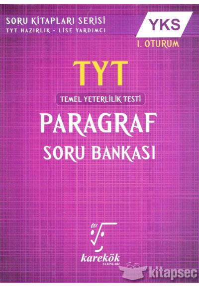 15-YKS TYT 1. Oturum Paragraf Soru Bankas Karekk Yaynlar