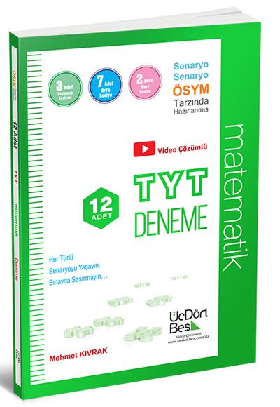9-TYT 1.Oturum 12 Adet Matematik Deneme  Drt Be Yaynlar