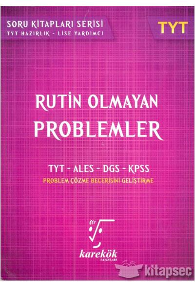 16-TYT Rutin Olmayan Problemler Karekk Yaynlar