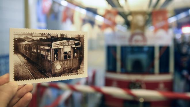 Londra`dan sonra d�nyan�n ikinci metrosu olan tarihi Karak�y T�neli, 144. ya��n� kutlad�.