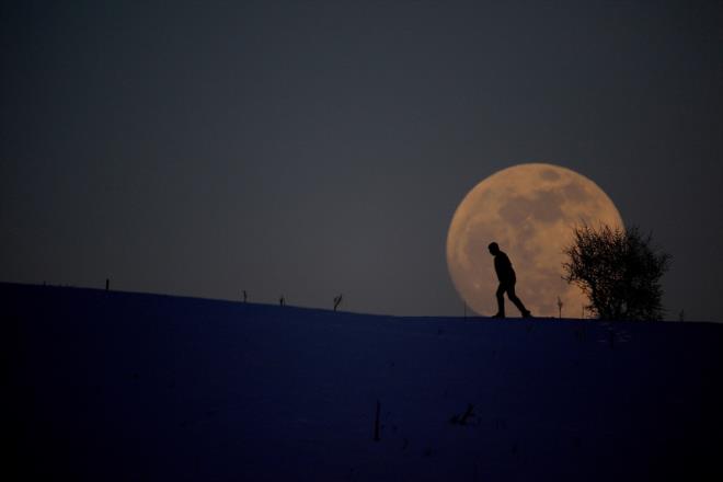 Trkiye'de dolunay manzaralar byledi