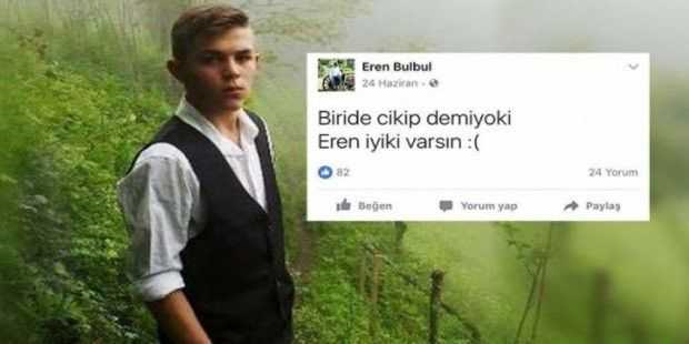 "NE MUAZZAM BR DUYARLILIK"      Baz sosyal medya kullanclarn dizide yaplan bu byk jest iin "Bu ne muazzam bir duyarllktr", "Gurur! yi ki varsn Eren" gibi yorumlar yapld.