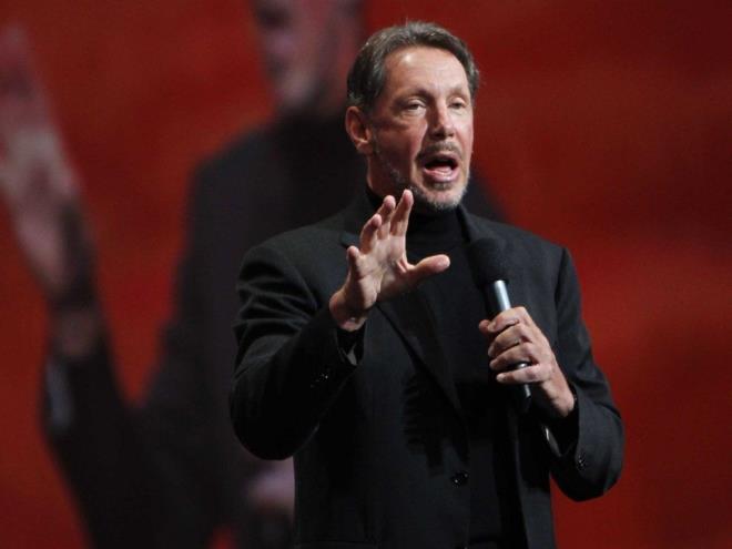 8- Larry Ellison: Serveti 58.5 milyar dolar, servetinin % 2.1&#8217;ini balad