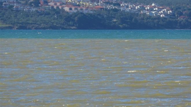 Dalgalar amurlu sularla temiz sularn yer deitirmesine yol at.