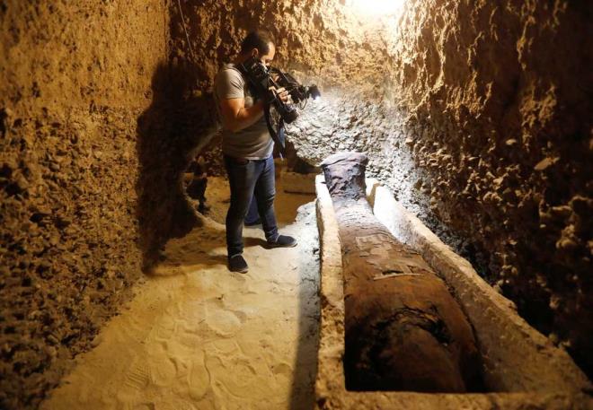 Msr Eski Eserler Bakan Halid Eneny, kefin Roma ve sonras dnemi kapsadn aklad.