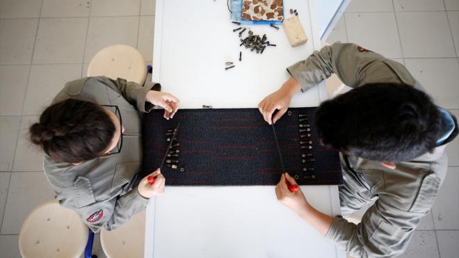 Nil Canpolat da gelecekte yerli uak sanayisinde alanlardan biri olmak istediini dile getirdi.