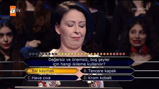 Doruer yarmadan dl kazanamadan ayrlm oldu. Her hafta ekrana gelen Kim Milyoner Olmak ster yarma programnda ama, 15 soruyu da doru yantlayp 1 Milyon liralk dl kazanmak. Yarmann sunuculuunu, oyuncu Murat Yldrm yapyor.