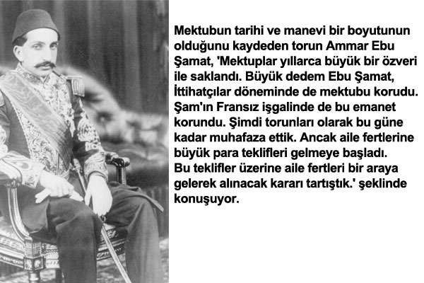 100 y�ll�k tarihi mektubu