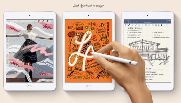 iPAD MN&#8217;NN ZELLKLER  7,9 in Retina ekran (True Tone)     Apple A12 Bionic yapay zek detekli ilemci yongas    7 MP n kamera, 8 MP arka kamera + 1080p Full HD video kayd