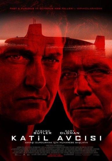 Katil Avcs  <br>  ABD ve Rusya bu kez iyi anlayor. Yzba Glass ve ekibi, Rusya&#8217;ya kar darbe plan hazrlayan Amerikan denizaltsn engellemek ve karlan Rusya babakann kurtarmak iin harekete geiyor. stelik bu saldr engellenmezse 3. Dnya Sava&#8217;nn kmas an meselesi olarak grlyor. ar karyor yani. Beni asl sevindiren byk aktr Gary Oldman&#8217;n bu filmde yer alyor olmas. Donovan Marsh'n ynetmen koltuuna oturduu filmin barolnde Gerard Butler var.