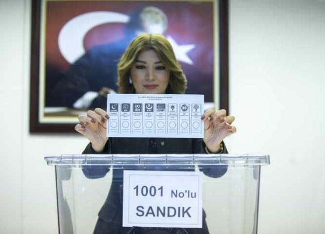 7 - OY PUSULASINI KONTROL EDN <br> Oy pusulasnda yrtk, iaret veya yaz olmamasna dikkat edilecek. Oy pusulasna, ''TERCH'' veya ''EVET'' mhr dnda, herhangi bir yerine imza atlmas veya iaret konulmas halinde oy geersiz saylacak. Birleik oy pusulasndan baka, zarfa hibir ey konulmayacak, aksi halde kullanlan oy geersiz olacak. Yanl oy kullandn dnen ve yeni pusula isteyen semene yenisi verilmeyecek.