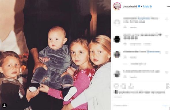 Byk olaslkla tahmin ettiiniz gibi o  karde, podyumun son dnemdeki yldzlar Gigi Hadid, Bella Hadid ve erkek kardeleri Anwar Hadid.