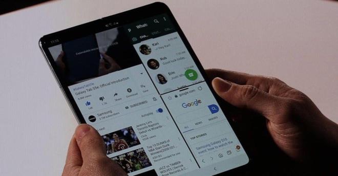 Samsung'un katlanabilir telefonu Galaxy Fold'un, 26 Nisan Cuma gn ABD'de piyasaya kmas bekleniyordu.