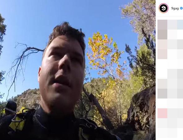 Olayn kahraman... Man+River lakapl dalg, kendi internet sitesinde yaad maceralar anlatyor her gn.