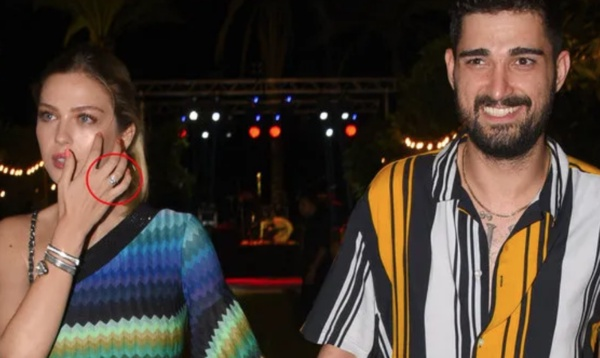 Dnde kameralara yakalanan iftten Yasemin efkatli'nin parmandaki yzn 100 bin TL deerinde olduu renildi. Bu yzk sonras ise evlilik yolunda ilk admn atld haberleri ortaya kt.