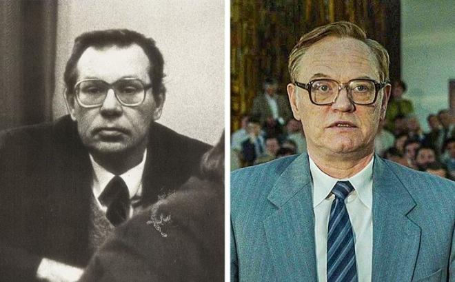 Sovyet kimyager Valery Legasov ve oyuncu Jared Harris