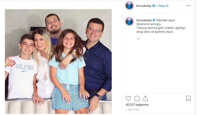 Birce Akalay<br>    Tebrikler sayn @ekremimamoglu   Yolunuz tavrnz gibi vicdanl, eitliki, sevgi dolu ve aydnlk olsun.