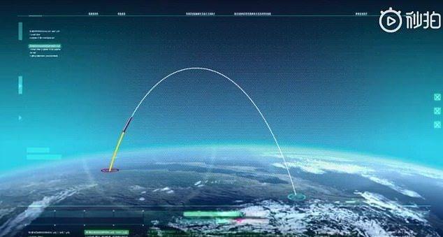 in'in uzun bir sredir mesai harcad DF-17 balistik fzesi yaynlanan propaganda videosu ile ilk defa grntlendi.