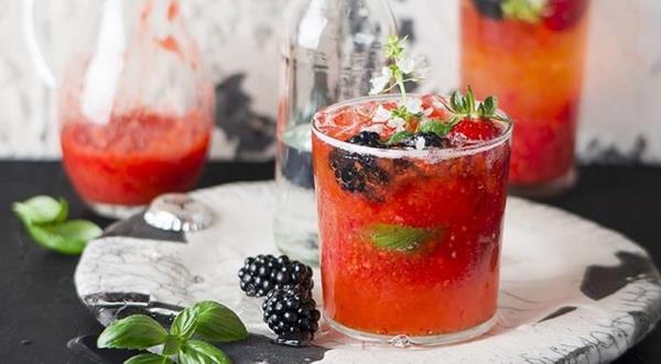 Malzemeler:<br>    2 byk ve olgun mango (doranm halde yaklak 2 bardak)<br>  1,5 subarda st<br>  1,5 yemek ka eker  <br>stee bal iki ya da  kp buz