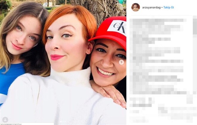 Anne kzn benzerlii gzlerden kamazken fotorafa ksa srede beeni yad.