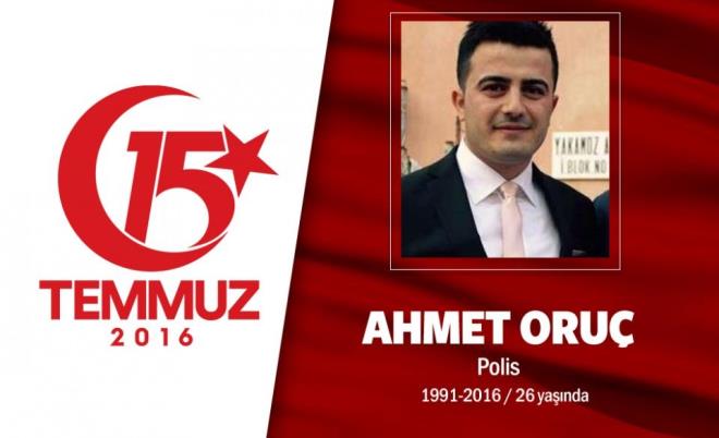 Doumlar bir, ehit olmalar bir oldu. Adanal ikiz karde Ahmet ve Mehmet Oru, Adana'da evik Kuvvet ube Mdrl&#8217;nde grev yapyorlard. 6 ay arayla evlendiler, Ahmet Oru&#8217;un ei 7 aylk hamileydi. Helikopter pilotu eitimi almak iin Ankara&#8217;ya geldiler. 15 Temmuz gecesi Glba zel Harekat Daire Bakanl&#8217;ndaydlar. Hain darbeciler, ele geirdikleri sava uaklaryla Glba zel Harekat Daire Bakanl&#8217;na bomba yadrdlar.